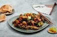 Pan fried noodles chilli soya