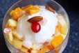 Fruit Salad with Ice Cream