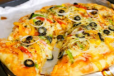 Mozzarella Cheese Vegetable Pizza