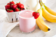 Banana And Strawberry Mix Milkshake