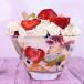 Mix Fruit With Vanilla Ice Cream