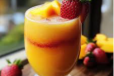 Strawberry, Mango And Lemon Mix Juice