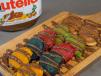 Nutella Rainbow Pancake