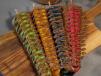 4 Rainbow Waffle Sticks With Nutella
