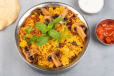 Mushroom Dum Biryani