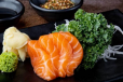 Raw Salmon Sashimi (4 Pieces)