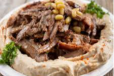 Meet Shawarma Plate With Hummus