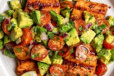 Avacado Grilled And Salmon