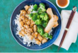 Chicken Bowl With Garlic Rice
