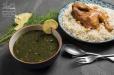 Molokhia Meal with Meat or Chicken