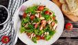 Roca and Halloumi Salad -سلطة جرجير بالجبن الحلوم