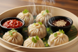 Steamed Momos (Chicken)