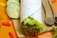 Charred Eggplant & Muhammra Wrap