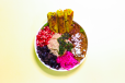 Veg Kofta With Aubergine Hummus Bowl