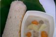 Puttu With Chicken Stew