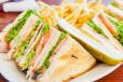 Chicken Club Sandwich - 4 Pieces