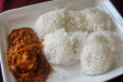 Idiyappams 3 with Egg Curry