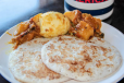 Dosas 3 with Egg Curry