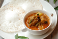 Appams 3 with Chicken Curry
