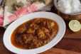 Ghee Rice with Chicken Kadai