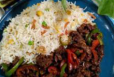 Veg Fried Rice Chili Beef Combo