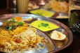 Chicken Biryani with Fresh Lime Soda