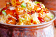 FRIED CHICKEN  DUM BIRYANI WITH COLA