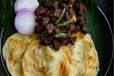 POROTTA 3 WITH BEEF COCONUT FRY