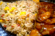 VEG FRIED RICE WITH FISH MANJURIAN