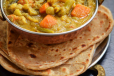 Chappathi 3 with Veg Kurma