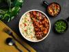 Fiery Hot Chicken Rice Bowl