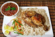 Chicken Charcoal With Rice