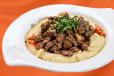 Beef Shawarma with Hummus