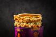 Crispy Fried Chicken Paratha Burger