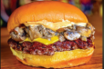 Swiss Shroom Beef Burger