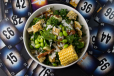 Protein Halloumi Kale Salad