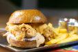 Crispy Chix Burger with Fries