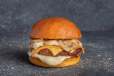 Swiss Mushroom Beef Burger