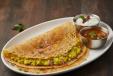 Onion Rava Masala Dosa