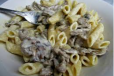 White Sauce Beef Pasta