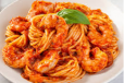 Red Sauce Prawns Pasta