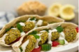 Baked Falafel Wrap