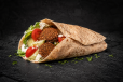 Baked Falafel Wrap