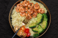 Grilled Shrimps Protein Bowl