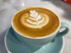Hot Flat White Coffee