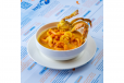 Seafood soup with saffron
