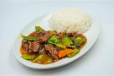 Ampalaya Beef With Rice