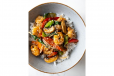 Chop Suey Shrimps With Rice