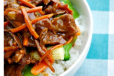 Sweet And Sour Beef With Rice