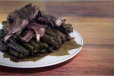Grape Leaves And Lamb Chop